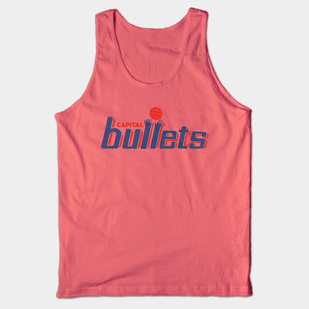 Defunct Capital Bullets Basketball Team Tank Top by Defunctland